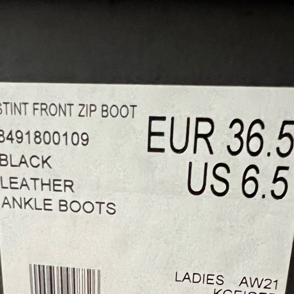 kurt geiger stint front zip boots new with small flaw - Picture 12 of 13